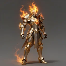 a highly detailed illustration of futuristic cyber knight with flaming plume, glowing line cracks in armor, dramatic standing pose, intricate, elegant, highly detailed, centered, digital painting, artstation, concept art, smooth, sharp focus, league of legends concept art, WLOP