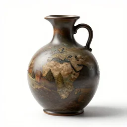 oversized healing potion, photorealistic, isolated on a pure white background, centered, entire object in frame, sharp focus, soft studio lighting