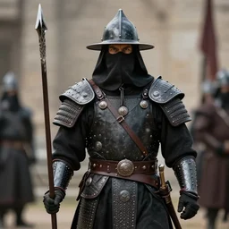 photograph of a executioner warrior.  Extremely detailed. 8k
