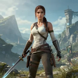 Lara Croft in Skyrim, HD