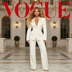 beyonce styled by nick knight posing in an expensive mansion setting, vogue magazine, highly realistic. high resolution. highly detailed. dramatic. 8 k. 4 k.