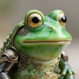 complex 3 d render of a beautiful porcelain pepe the frog face, green and black, fractal veins. dragon cyborg, 1 5 0 mm, beautiful natural soft light, rim light, gold fractal details, fine lace, mandelbrot fractal, anatomical, glass, facial muscles, elegant, ultra detailed, metallic armor, octane render, depth of field