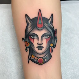 a tattoo of a tattoo on a tattoo