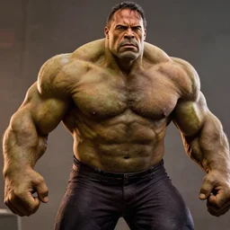 dwayne johnson as incredible hulk, highly detailed, environmental light, cinematic by francis tneh
