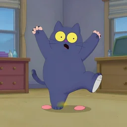 family guy dancing on a cat, photo