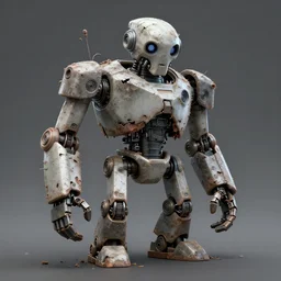 evil broken grime dirty robot decaying trending in artstation 4 k 8 k hd high detail smooth