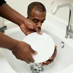 kanye west washing the dishes, high quality
