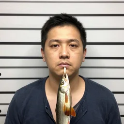 fish mugshot for grandlarceny