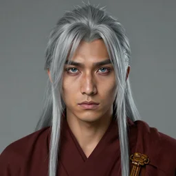 portrait of monk, sharp focus, octane render, ( ( brown skin ) ), ffxi, rpg, beautiful, unreal engine, symmetrical!!, maybelline, sephora, artstation, art by artgerm, rossdraws, art by karol bak, makeup, refraction, ( ( sad ) ), ( ( silver hair ) )