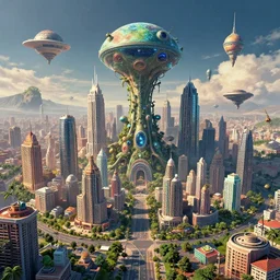 planetwide extraterrestrial city