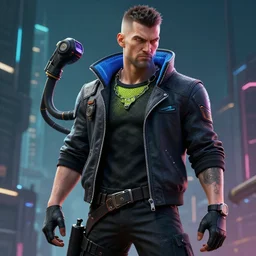 chief keef in cyberpunk style digital art very detailed 4 k detailed super realistic