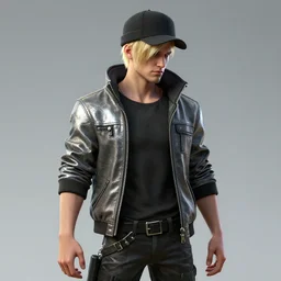 cyberpunk 2 0 7 7, johnny silverhand, male, short, blonde hair, sock cap, artstation, style of marcin blaszczak, concept by lea leonowicz, in - game hair by bill daly, blender, zbrush, marvelous designer substance, 3 d painter photoshop, photoshop, maya