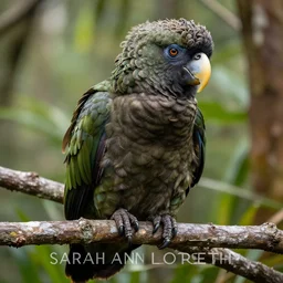 curly kakapo by sarah ann loreth