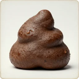 album cover with a giant turd on it