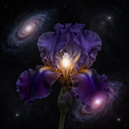 iris are black holes to other galaxies