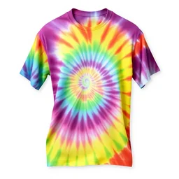 a tie dye t - shirt