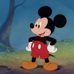 vintage disney animation style