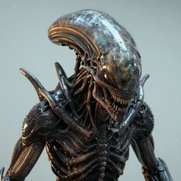 photo taken of an epic intricate, ultra detailed, super realistic gritty, wet, lifelike sculpture of a nightmarish hellish alien ghoulish creature created by weta workshop, zoomed in shots, subsurface scattering, photorealistic, sharp focus, white wall coloured workshop, cold colour temperture, f 0. 4, face centred, golden ratio, golden hour