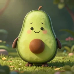 a photo of a smiling cute avocado plushie, real trending on instagram image