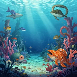 The Aquarium known as Atlantis, Mythpunk, illustrated by Julian Kok, detailed illustration