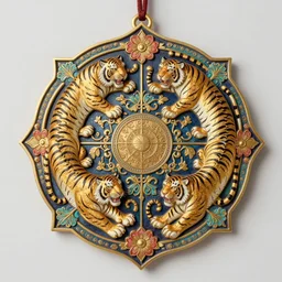 beautiful decorative ornament with spirit tigers, decorative design, classical ornament, bilateral symmetry, symmetrical, centered, highly detailed, stanley artgerm lau, wlop, rossdraws, james jean, andrei riabovitchev, marc simonetti, yoshitaka amano,