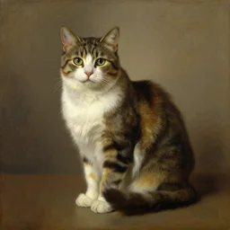 painting of a cat by john william waterhouse