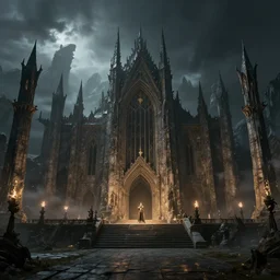 The great hall of the mountain king. hyper realistic, lord of the rings
