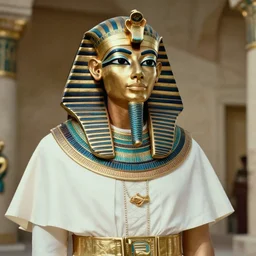 a film still of the pope in agypsian style as the faraoh, in the 1 0 commandments ( 1 9 5 6 ), technicolor color