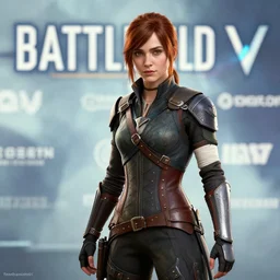 katniss everdeen, screenshot from the game'battlefield v ', promo, press