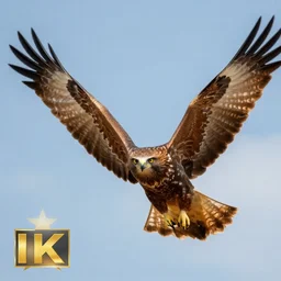 flying cat eagle face bokeh 8 0 mm animal photography 8 k award winning photograph majestic sky background