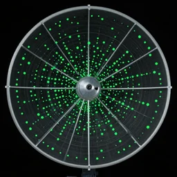 radar monitor green dots n - 4