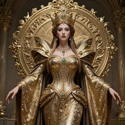 queen of heaven, ornate and intricate, hyper detailed, stunning, surreal, 4 k, octane render
