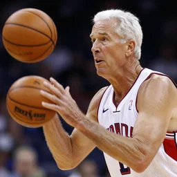 close up of george w bush playing professional basketball, sports photography, high quality, detailed