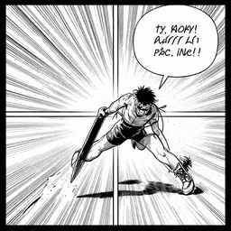 lines representing the comic loss
