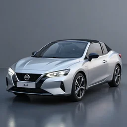 render of a modern day reimagining of a nissan pulsar exa targa top with pop up headlights