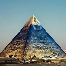 the great cyberpunk pyramids by pablo picasso