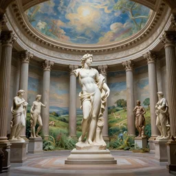 Homeric mesmerizing inner sanctum of the most venerable and beautiful heaven meadow style of Jeff Easley Antonio Canova Ken Kelly Élisabeth Vigée Le Brun, 8K resolution,