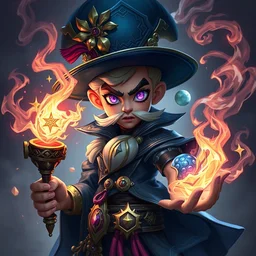 brawlstars magician character, intricate, digital painting by akihiko yoshida and pauk chambers, beautiful