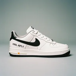 a studio photoshoot of a nike sneaker x travis scotts collab by virgil abloh, off - white, realistic, color film photography by tyler mitchell, 3 5 mm, graflex