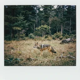 ancient and prehistoric, the sparse grassland, followed by conifers and temperate and warm temperate broadleaved trees. the background to the life of the werewolf. in the asian rainforest immaculate details vintage polaroid photo hyper realistic ultra realistic photo realistic photography