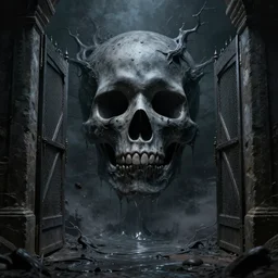 you open the gates of the soul to let the dark flood of chaos flow into your order and meaning. surrealist artwork, artwork
