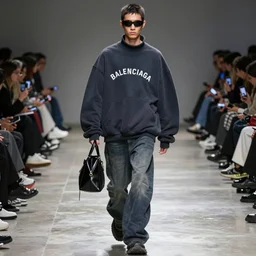 leaked screenshot of Balenciaga campaign for the year 2032