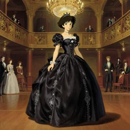 grand ball, 1 8 3 0, embley park ballroom, finely detailed perfect art, franz xaver winterhalter, gapmoe yandere grimdark, takashi takeuchi studio ghibli