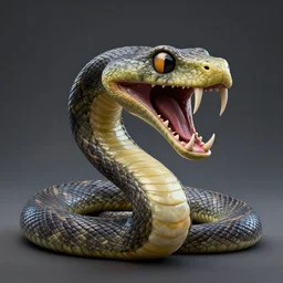 i am a serpent, horse - biting, poison - toothed, unreal engine 5, digital art, octane render, 1 6 k