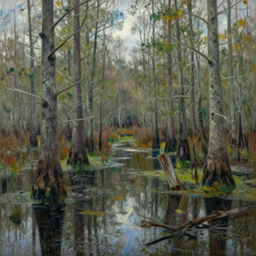 hendrick ・ ・ ・ impressionist submerged abandoned swamp poole