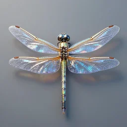 centered symmetric hyperrealistic maximalist overdetailed biomechanical dragonfly. render by adoryanti, machine. delusions, holosomnia, electrixbunny binx. ly on instagram. view from above. discodiffusion 8 k 3 render. no background. beautiful still shiny transparent reflecting iridescent. tools used : zbrush blender cinema 4 d. deviantart artstation