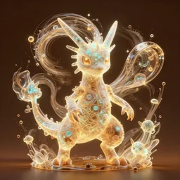 ( rock type pokemon ) creature creature in a alaska, warm tones, bioluminescent bioluminescent translucent translucent : by michal karcz, daniel merriam, victo ngai and guillermo del toro : ornate, dynamic, particulate, intricate, elegant, highly detailed, centered, artstation, smooth, sharp focus, octane render, 3 d