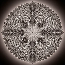 symmetrical fractal sacral geometry.