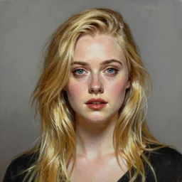 ultra realistic portrait painting of elle fanning in the world of bruce pennington, art by frank frazetta, 4 k, ultra realistic, highly detailed, epic lighting