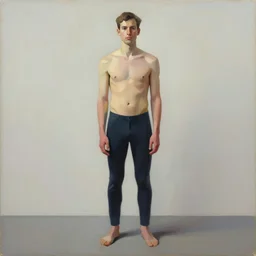 james gilleard full body portrait, minimalist stylized male character, full body portrait, poly count, oil painting filter, expressive brushstrokes, by james gilleard